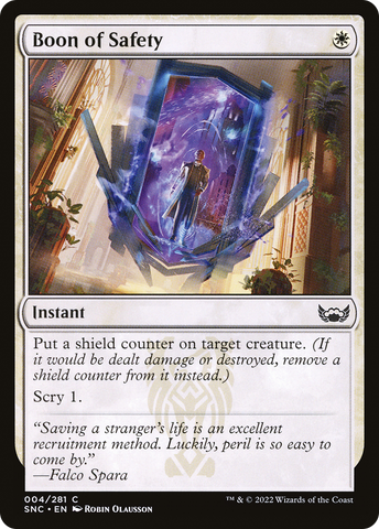 {C} Boon of Safety [Streets of New Capenna][SNC 004]