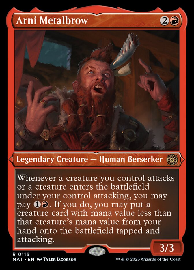 {R} Arni Metalbrow (Foil Etched) [March of the Machine: The Aftermath][MAT 116]