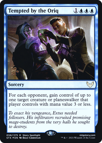 {R} Tempted by the Oriq [Strixhaven: School of Mages Prerelease Promos][PR STX 058]
