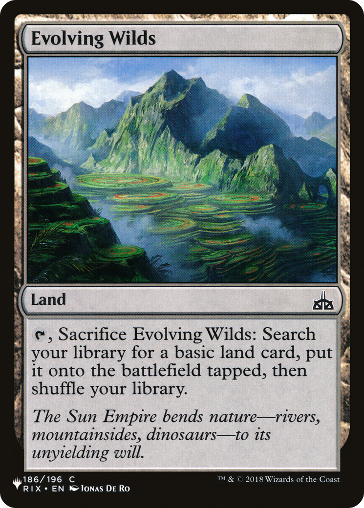 {C} Evolving Wilds [Secret Lair: From Cute to Brute][SLD 538]