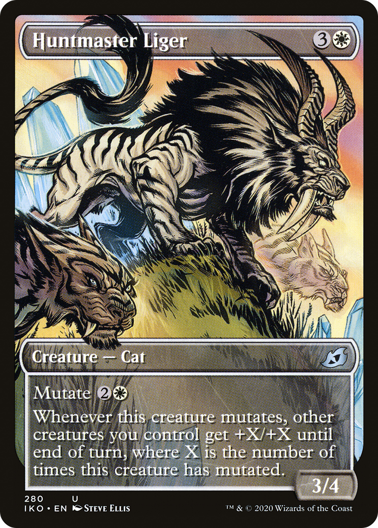 {C} Huntmaster Liger (Showcase) [Ikoria: Lair of Behemoths][IKO 280]