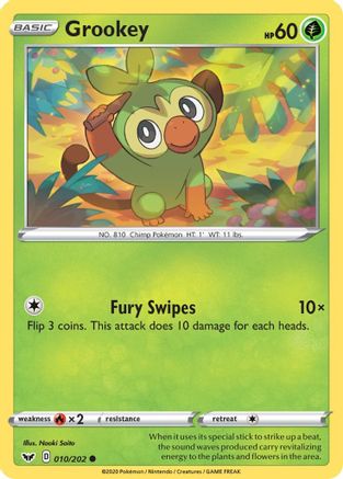 [PKM-C] Grookey (010/202) [Sword & Shield: Base Set]