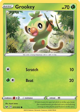 [PKM-C] Grookey (011/202) [Sword & Shield: Base Set]