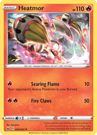 [PKM] Heatmor (026/202) [Sword & Shield: Base Set]