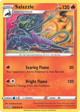 [PKM] Salazzle (028/202) [Sword & Shield: Base Set]