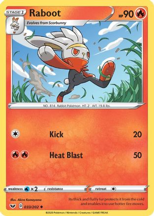 [PKM-C] Raboot (033/202) [Sword & Shield: Base Set]