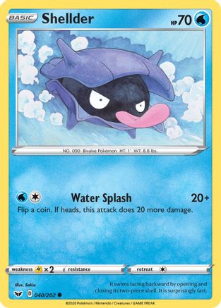 [PKM] Shellder (040/202) [Sword & Shield: Base Set]