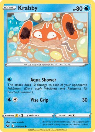 [PKM] Krabby (042/202) [Sword & Shield: Base Set]