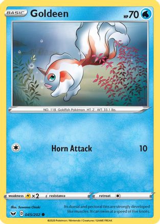 [PKM] Goldeen (045/202) [Sword & Shield: Base Set]