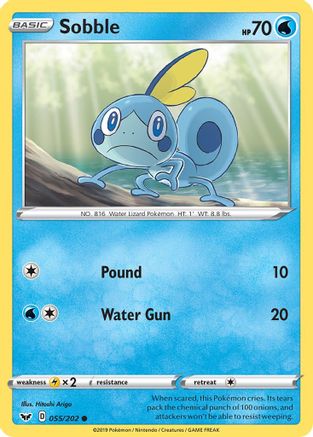 [PKM] Sobble (055/202) [Sword & Shield: Base Set]