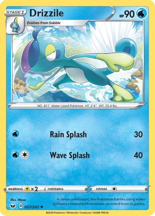 [PKM] Drizzile (057/202) [Sword & Shield: Base Set]