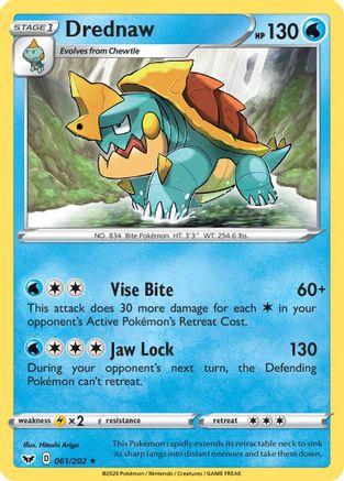 [PKM-R] Drednaw (061/202) [Sword & Shield: Base Set]