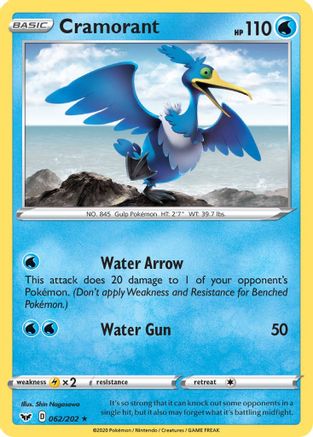 [PKM] Cramorant (062/202) [Sword & Shield: Base Set]