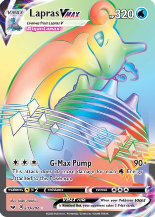 [PKM] Lapras VMAX (203/202) [Sword & Shield: Base Set]