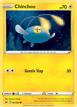 [PKM] Chinchou (067/202) [Sword & Shield: Base Set]