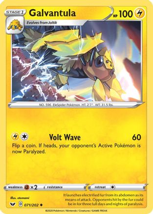 [PKM] Galvantula (071/202) [Sword & Shield: Base Set]
