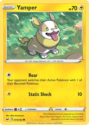 [PKM] Yamper (073/202) [Sword & Shield: Base Set]