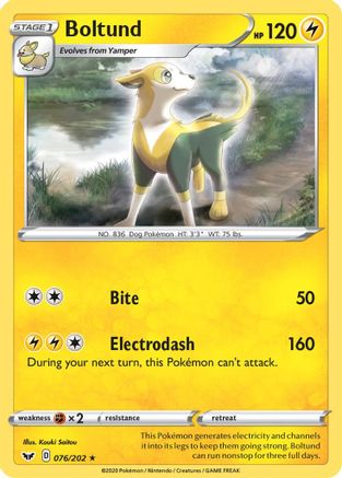 [PKM] Boltund (076/202) [Sword & Shield: Base Set]