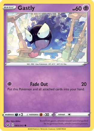 [PKM] Gastly (083/202) [Sword & Shield: Base Set]