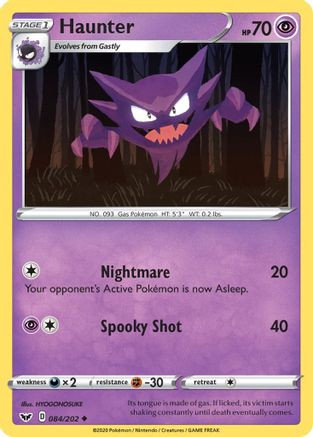 [PKM-C] Haunter (084/202) [Sword & Shield: Base Set]