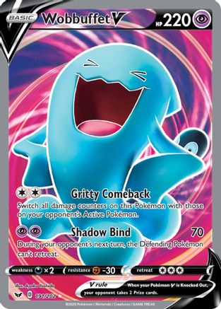 [PKM-R] Wobbuffet V (191/202) [Sword & Shield: Base Set]