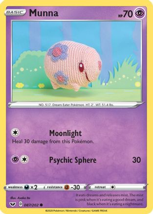 [PKM-C] Munna (087/202) [Sword & Shield: Base Set]