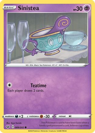 [PKM] Sinistea (089/202) [Sword & Shield: Base Set]