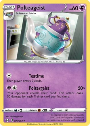 [PKM] Polteageist (090/202) [Sword & Shield: Base Set]
