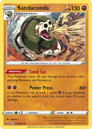 [PKM] Sandaconda (110/202) [Sword & Shield: Base Set]