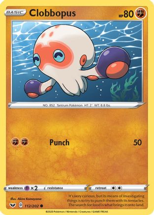 [PKM] Clobbopus (112/202) [Sword & Shield: Base Set]