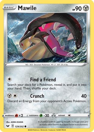 [PKM] Mawile (129/202) [Sword & Shield: Base Set]