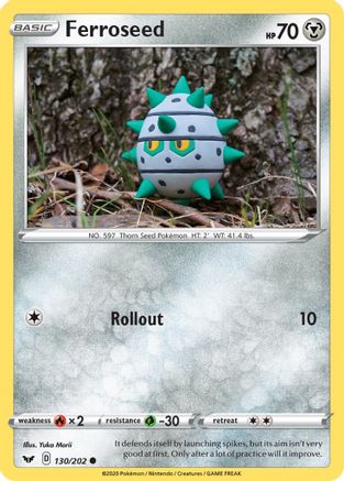 [PKM] Ferroseed (130/202) [Sword & Shield: Base Set]