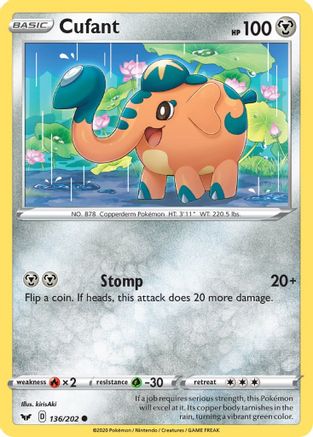 [PKM] Cufant (136/202) [Sword & Shield: Base Set]