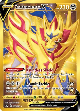 [PKM-R] Zamazenta V (212/202) [Sword & Shield: Base Set]