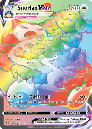 [PKM] Snorlax VMAX (206/202) [Sword & Shield: Base Set]