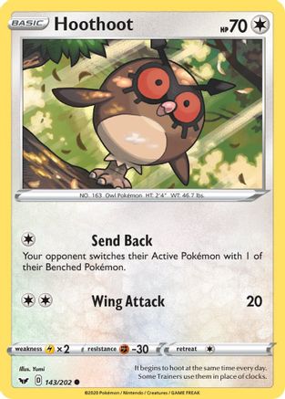 [PKM] Hoothoot (143/202) [Sword & Shield: Base Set]