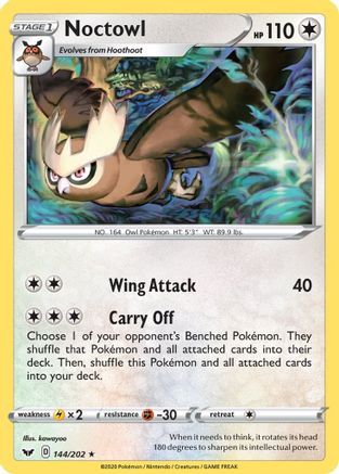 [PKM-R] Noctowl (144/202) [Sword & Shield: Base Set]