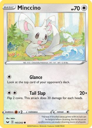 [PKM-C] Minccino (145/202) [Sword & Shield: Base Set]