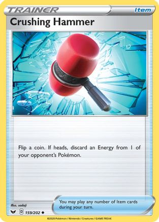 [PKM] Crushing Hammer (159/202) [Sword & Shield: Base Set]