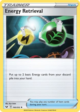 [TR] Energy Retrieval (160/202) [Sword & Shield: Base Set]