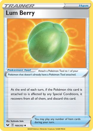 [PKM] Lum Berry (168/202) [Sword & Shield: Base Set]