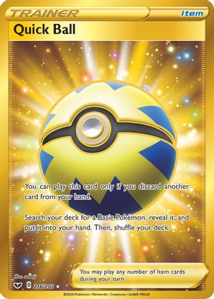 [PKM] Quick Ball (216/202) [Sword & Shield: Base Set]