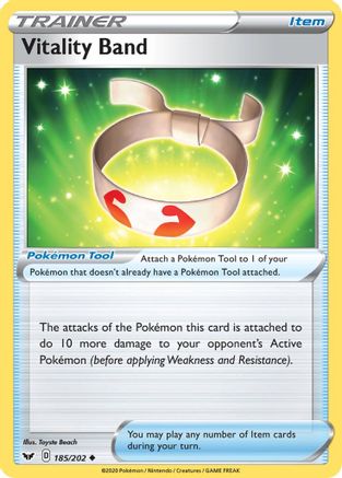 [PKM] Vitality Band (185/202) [Sword & Shield: Base Set]