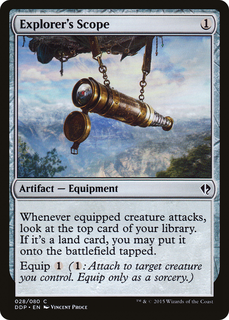 {C} Explorer's Scope [Duel Decks: Zendikar vs. Eldrazi][DDP 028]