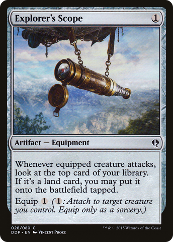 {C} Explorer's Scope [Duel Decks: Zendikar vs. Eldrazi][DDP 028]