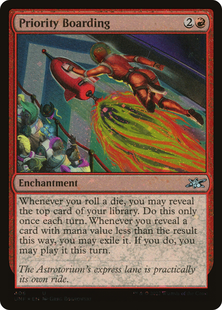 {C} Priority Boarding (Galaxy Foil) [Unfinity][UNF 405]