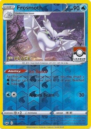[PKM] Frosmoth (064/202) (League Promo 1st Place) [Sword & Shield: Base Set]