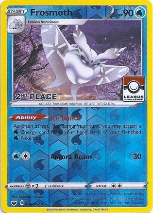 [PKM] Frosmoth (064/202) (League Promo 2nd Place) [Sword & Shield: Base Set]