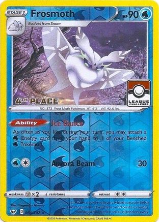 [PKM-R] Frosmoth (064/202) (League Promo 4th Place) [Sword & Shield: Base Set]