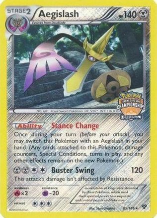 [PKM-R] Aegislash (85/146) (Regional Championship Promo) [XY: Base Set]